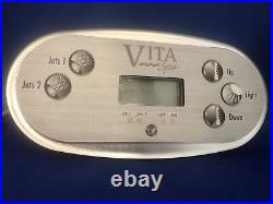 Vita Spa By Maax Spas Tp600 Topside Overlay 5 Buttons (jet1 And Jet2)included