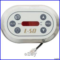 Vita Spas L-50 6 Button Topside Control Panel 0460098, 30460098
