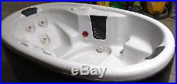 Vita duet 2 seat hot tub. Just fill it with the hose and plug it in. Tested good
