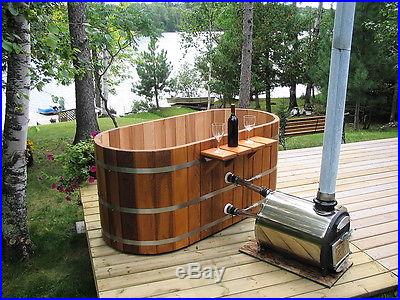 Wood bath tub Extra deep wooden bathtub
